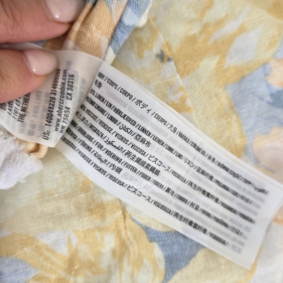 Abercrombie & Fitch Scrunchie Skirt Set Size Medium Top & Small Bottom Floral - Picture 6 of 7